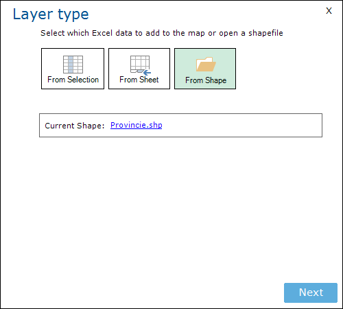 Layer Type From Shape