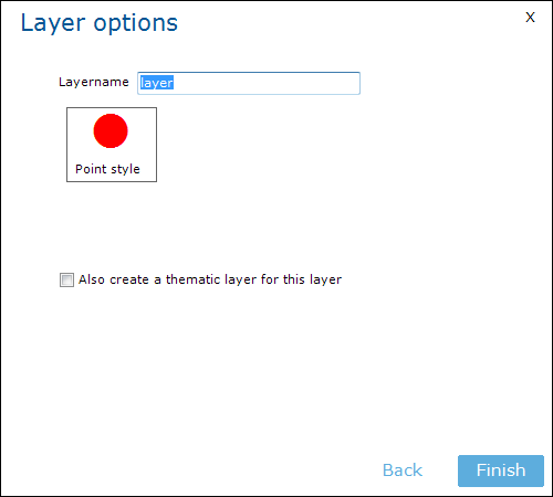 Layer options