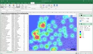 excel map