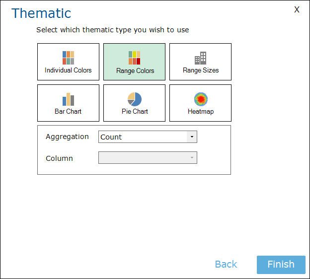 Thematic Shading Range Colors